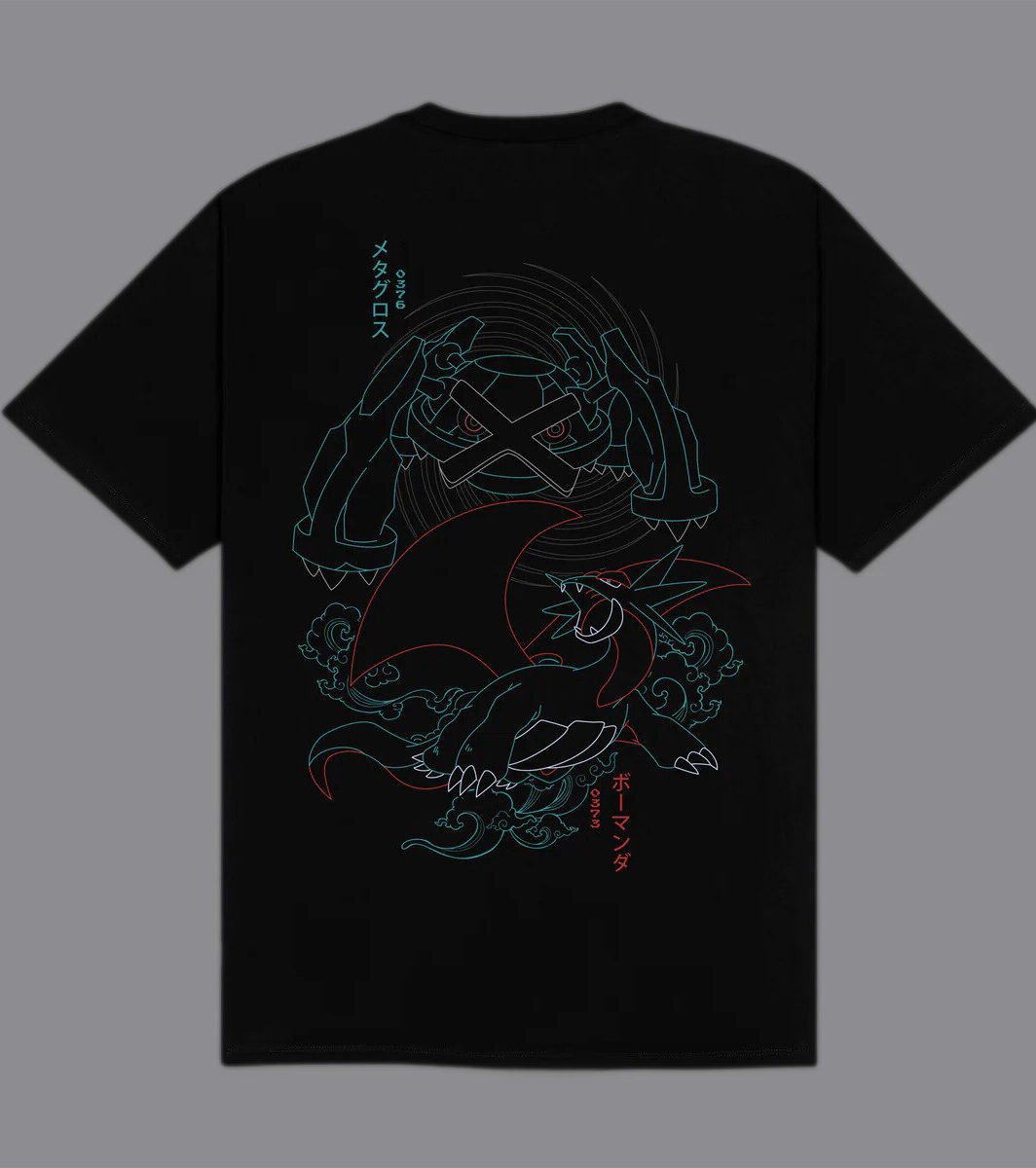 Salamence & Metagross 
Pokemon T-Shirt
