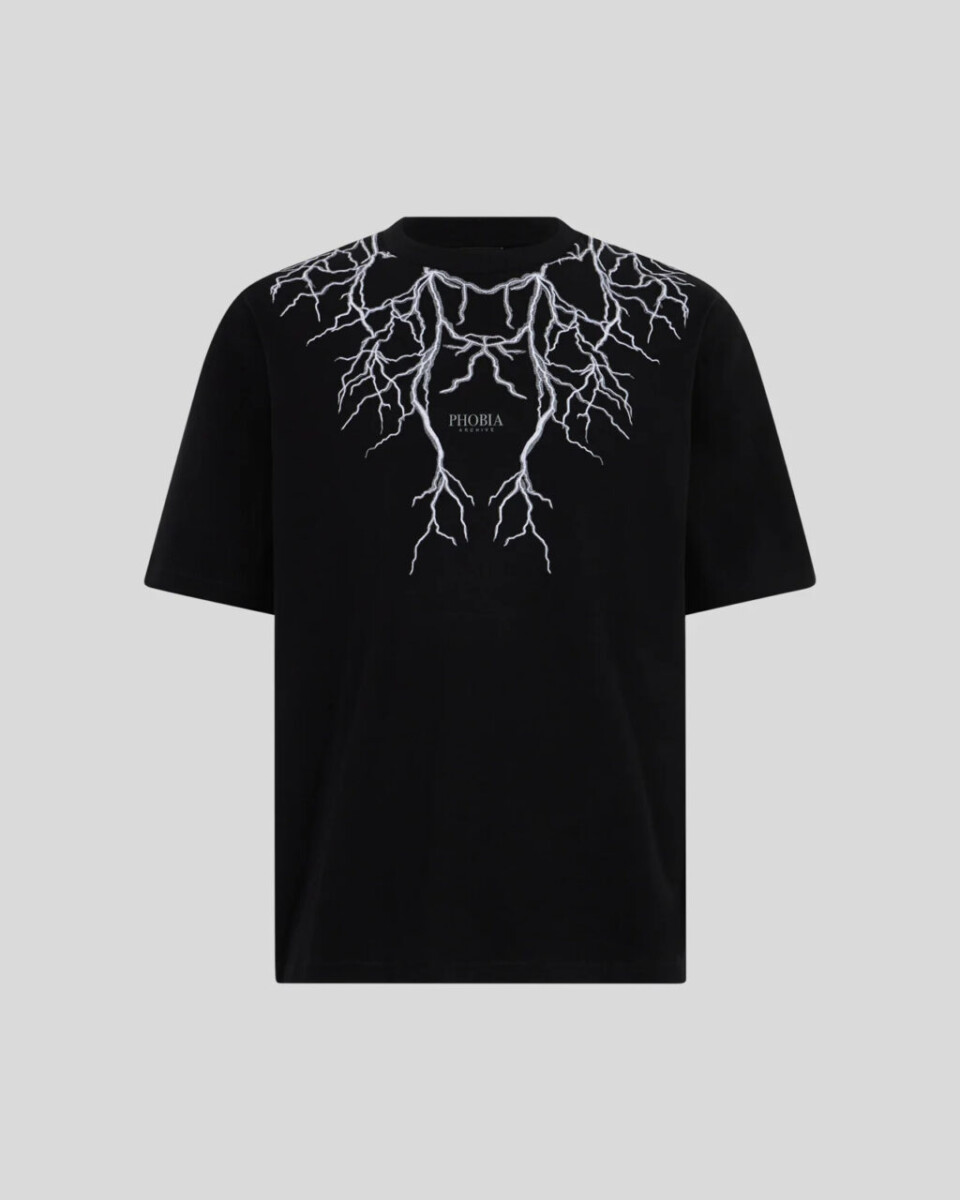 Lightning Embroidery T-Shirt