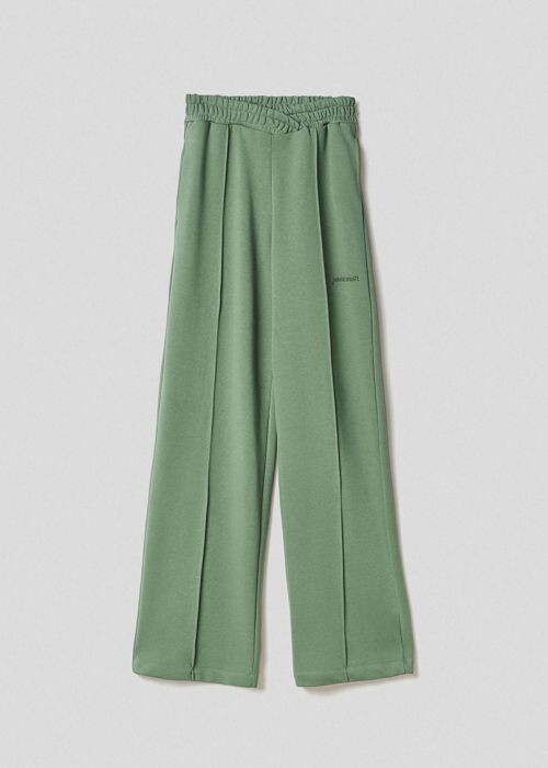 Pantalone Felpa 
con cinto incrociato