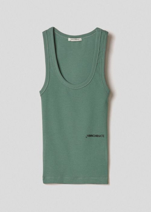 Canotta in Costina 
Scollo Rotondo