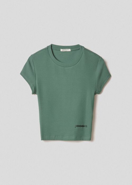 Crop Top 
Mezza Manica