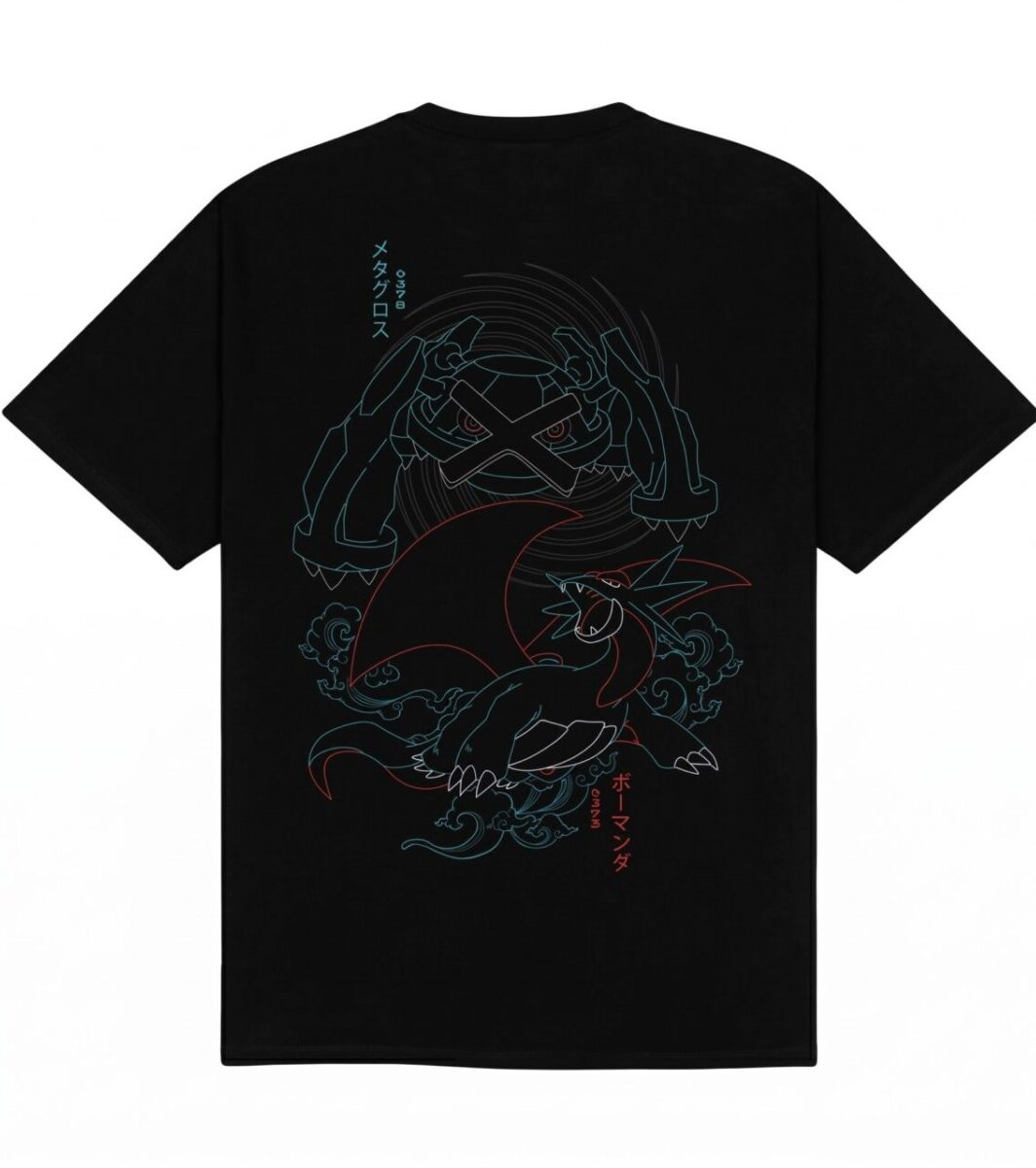 Salamence & Metagross 
Pokemon T-Shirt