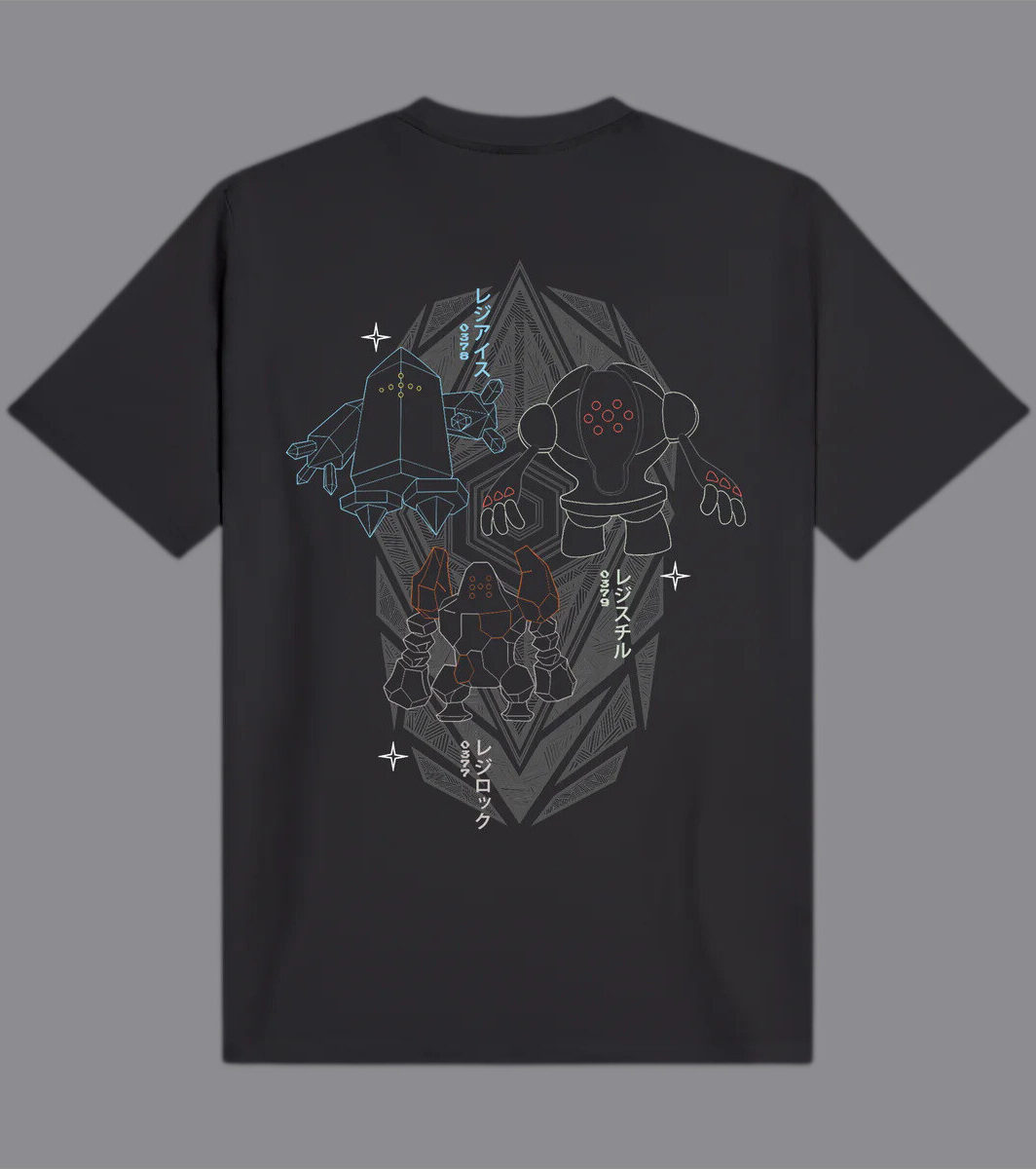 Regirock Regice Registeel 
Pokemon T-Shirt