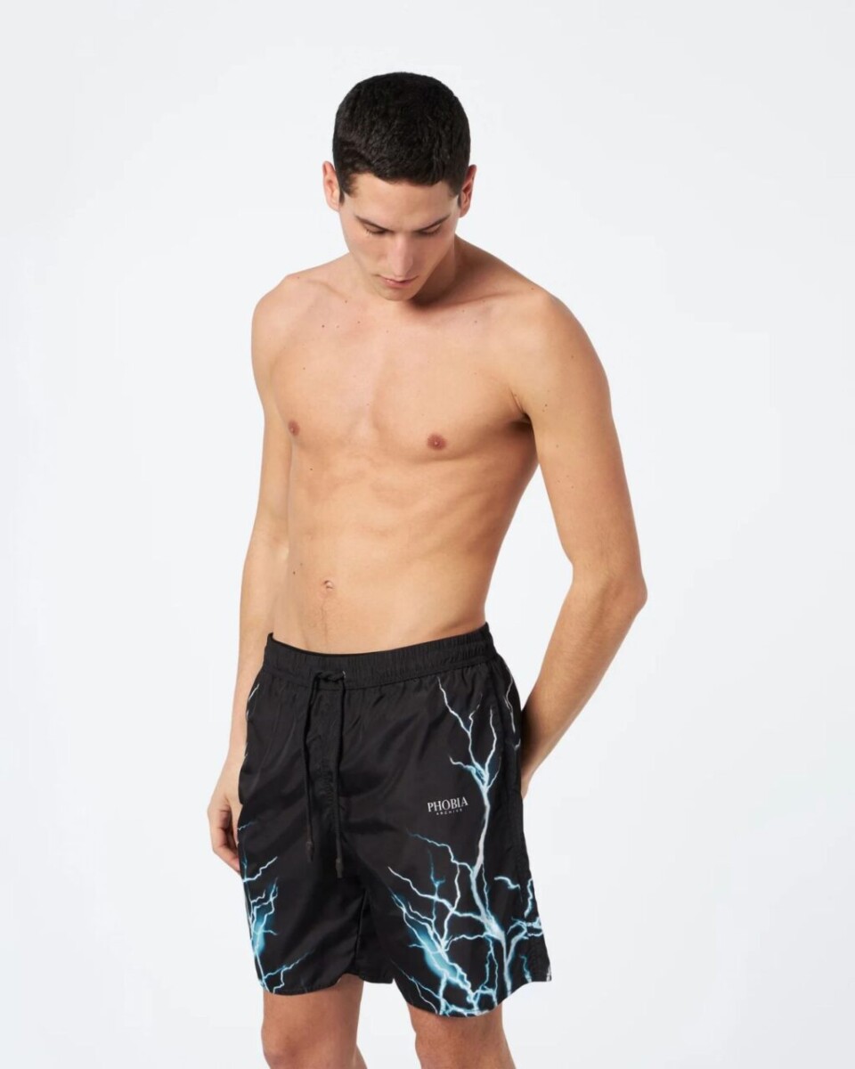 PHOBIA
Black Swimwear
Light Blue Lightning